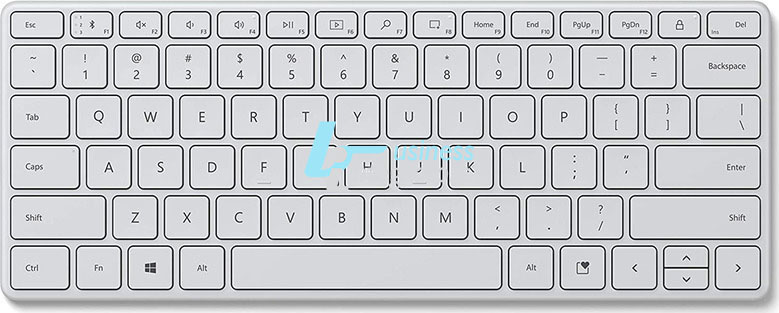 Πληκτρολόγιο Microsoft Bluetooth Compact Designer EN-US Layout Glacier (21Y-00056)