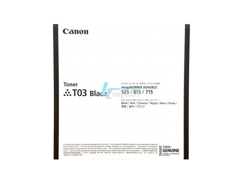 Toner Canon T03 Black 51.5k pgs (2725C001)
