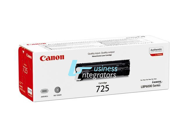 Toner Canon 725 Black 1,6k pgs (3484B002)
