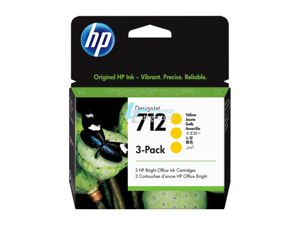 Μελάνι HP LFP 712 3-pack Yellow 29-ml (3ED79A)