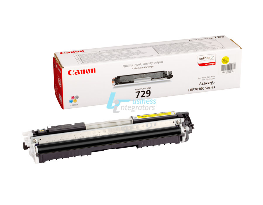 Toner Canon 729Y Yellow 1k pgs (4367B002)