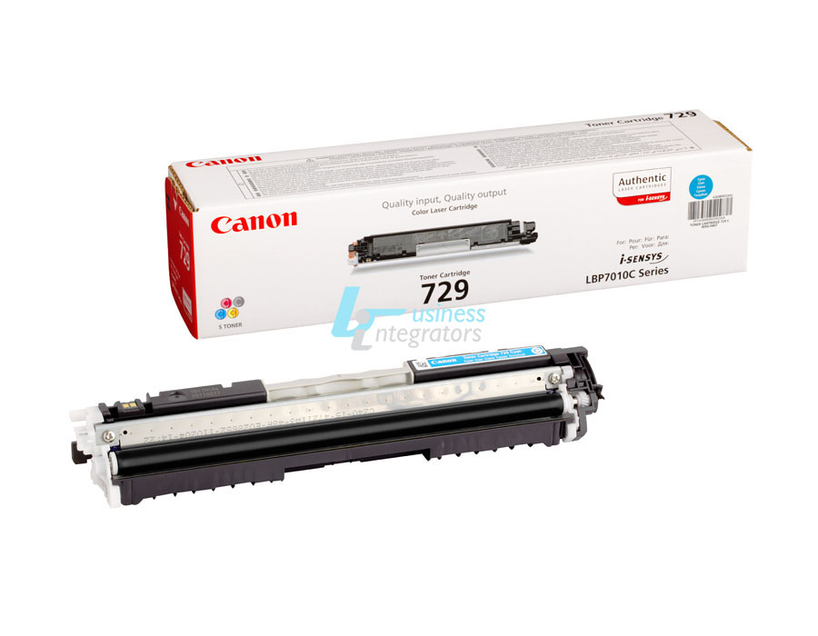 Toner Canon 729C Cyan 1k pgs (4369B002)