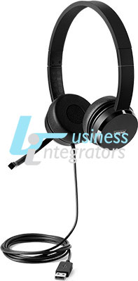 Ακουστικά Lenovo 100 Stereo USB Headset Black (4XD0X88524)