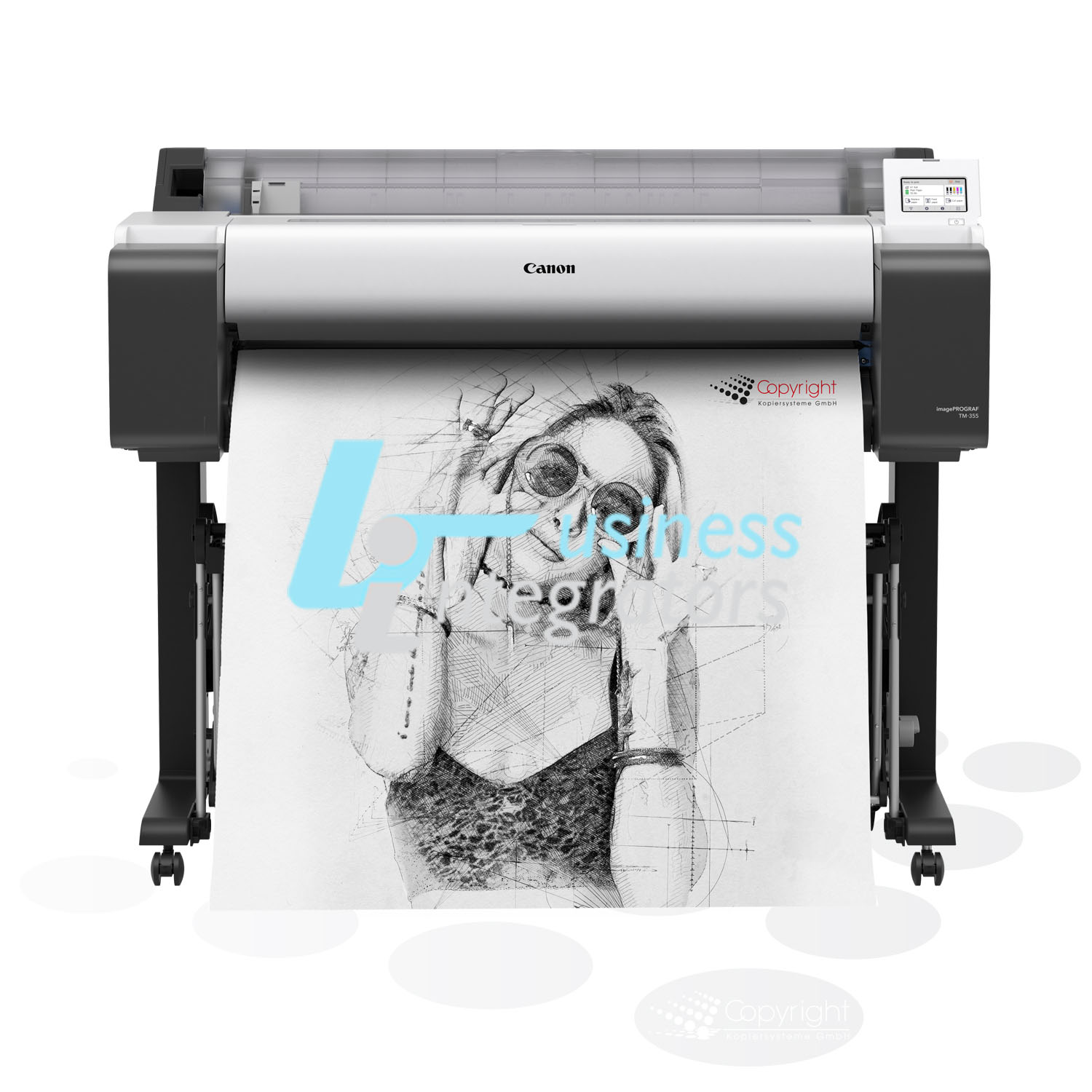 Εκτυπωτής μεγάλου format Canon imagePROGRAF TM-355 incl. stand (36" - 914mm) (6244C003) - new version