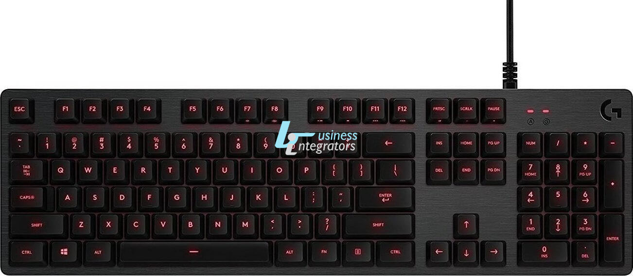 Gaming Πληκτρολόγιο Logitech G413 Carbon Red EN-US Layout Wired (920-008310)