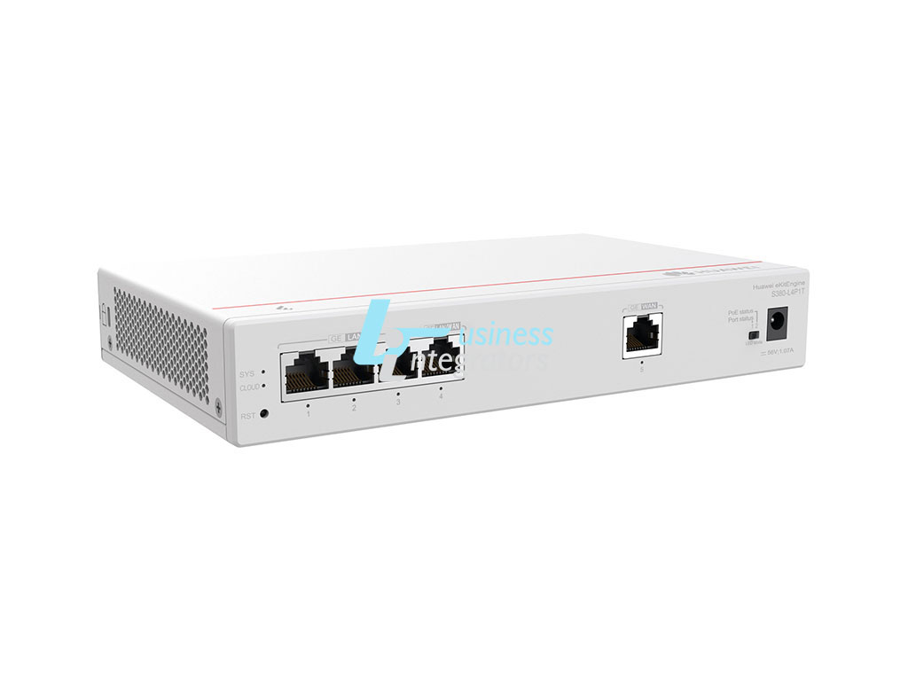 Gateway HUAWEI eKitEngine S380-L4P1T integrate routing, switching, and WAC functions, up to 150 users (98012178)