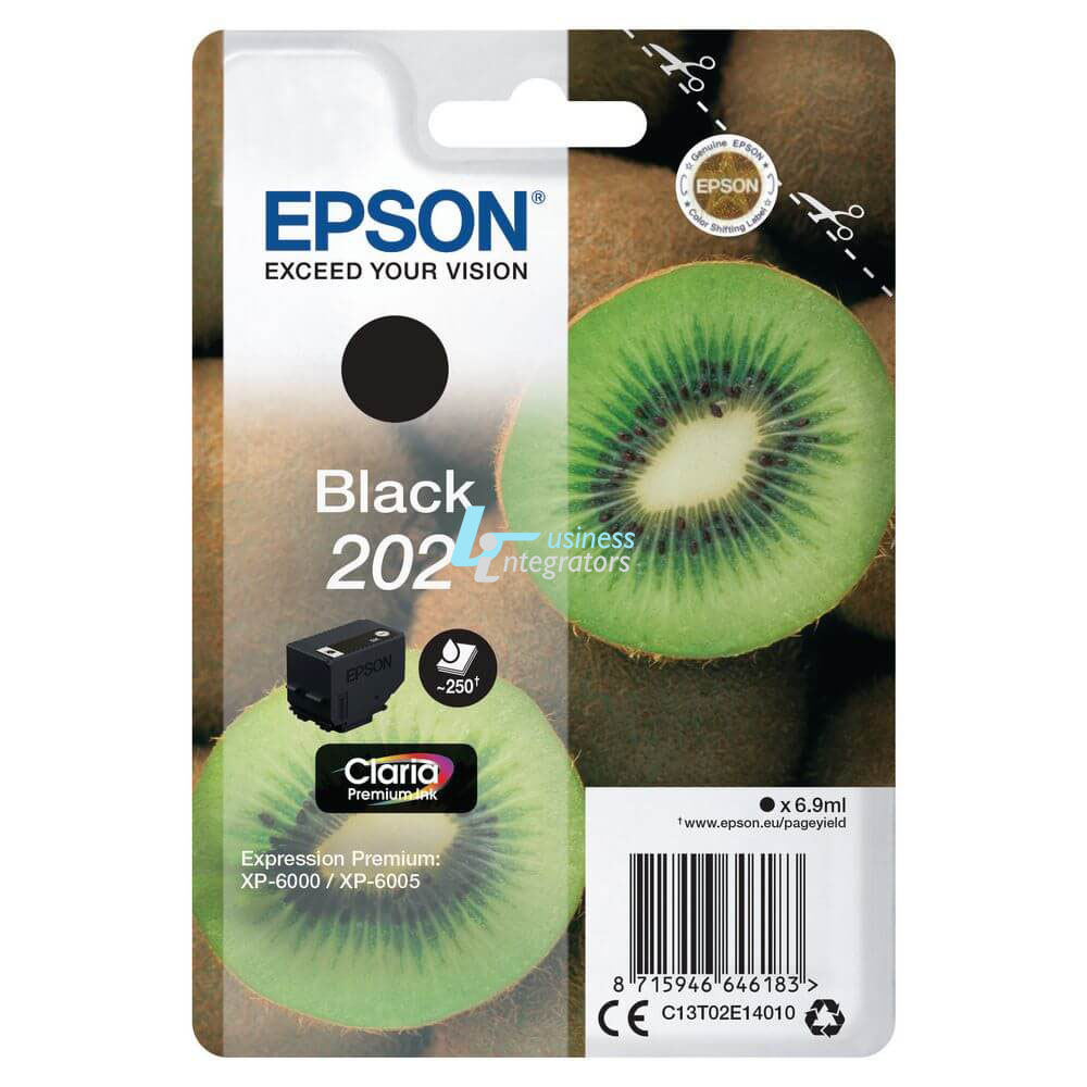 Μελάνι Epson 202 T02E14 Black 6,9ml (C13T02E14010)