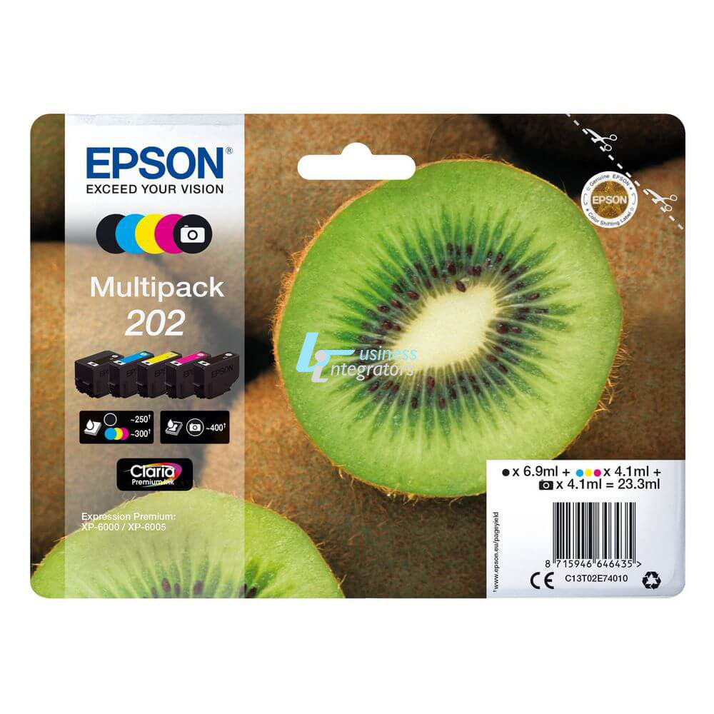 Μελάνι Epson 202 T02E74 Multipack (C13T02E74010)