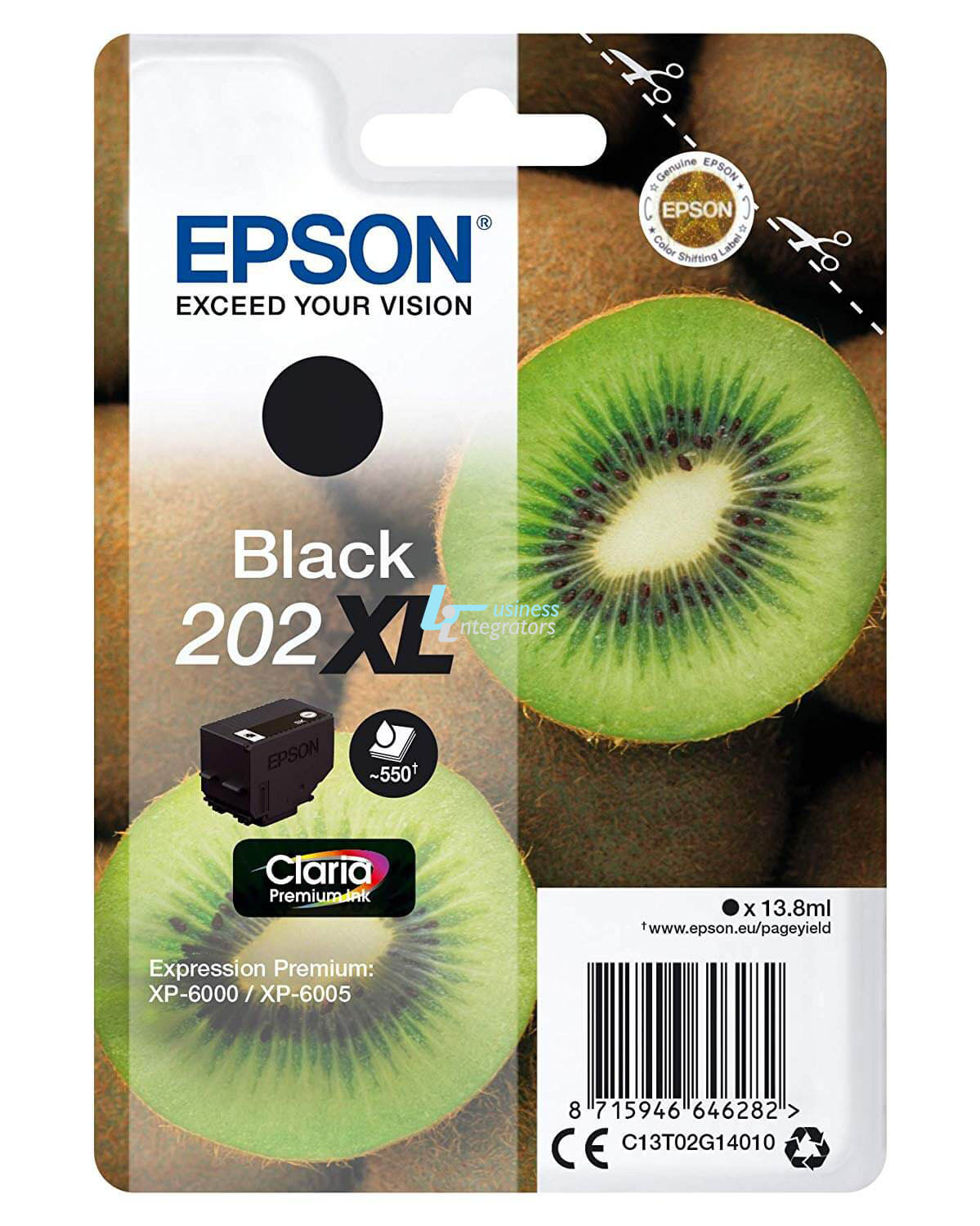 Μελάνι Epson 202XL T02G14 Black 13,8ml (C13T02G14010)