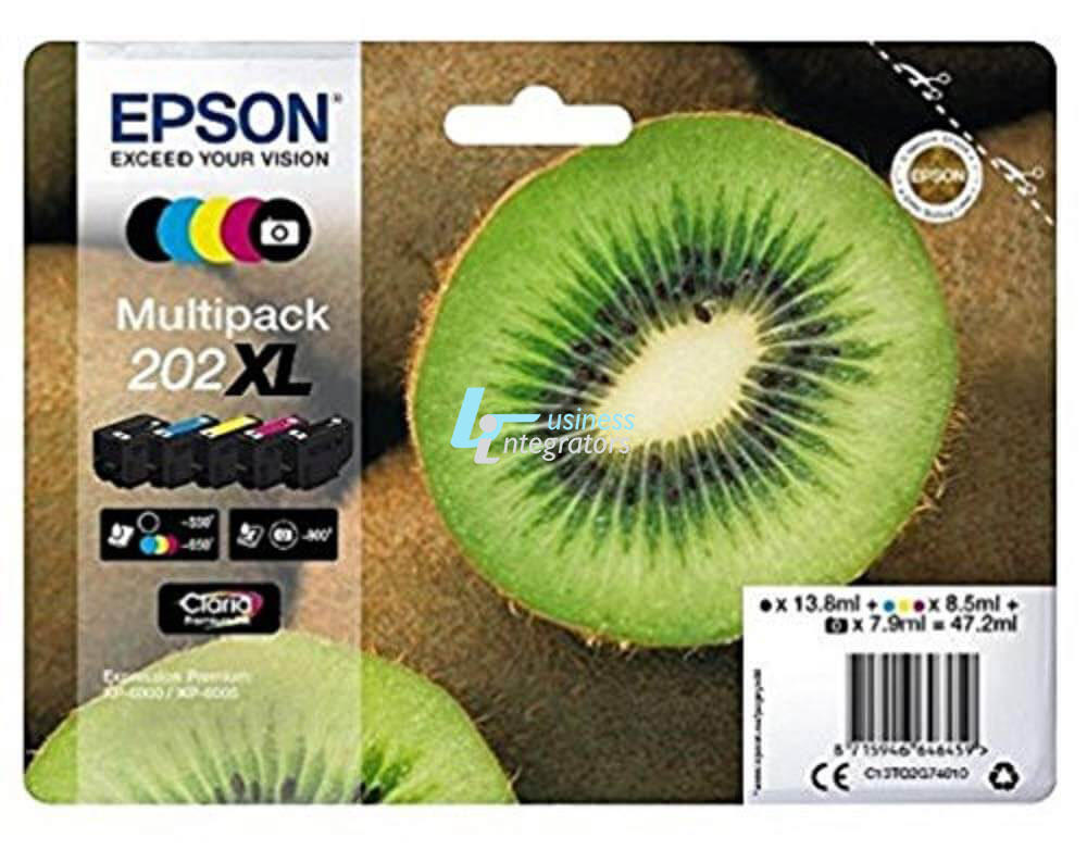 Μελάνι Epson 202XL T02G74 Multipack (C13T02G74010)