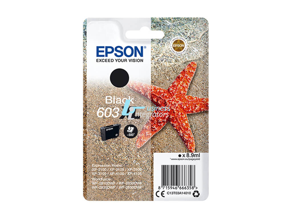 Μελάνι Epson T03A140 Black XL 8.9ml (C13T03A14010)