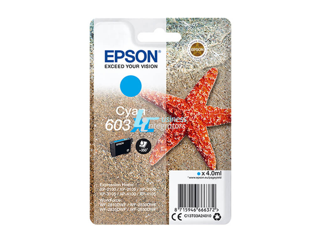 Μελάνι Epson T03A240 Cyan XL 4.0ml (C13T03A24010)