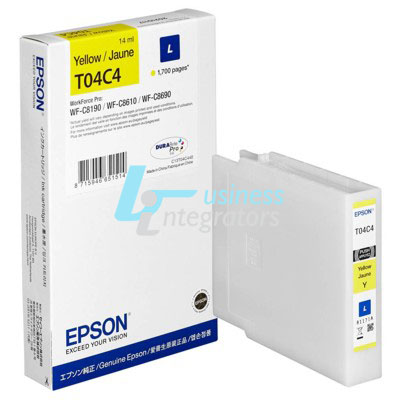 Μελάνι Epson Yellow T04B4 XL 39ml (C13T04B440)