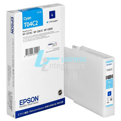 Μελάνι Epson Cyan T04C2 14ml (C13T04C240)