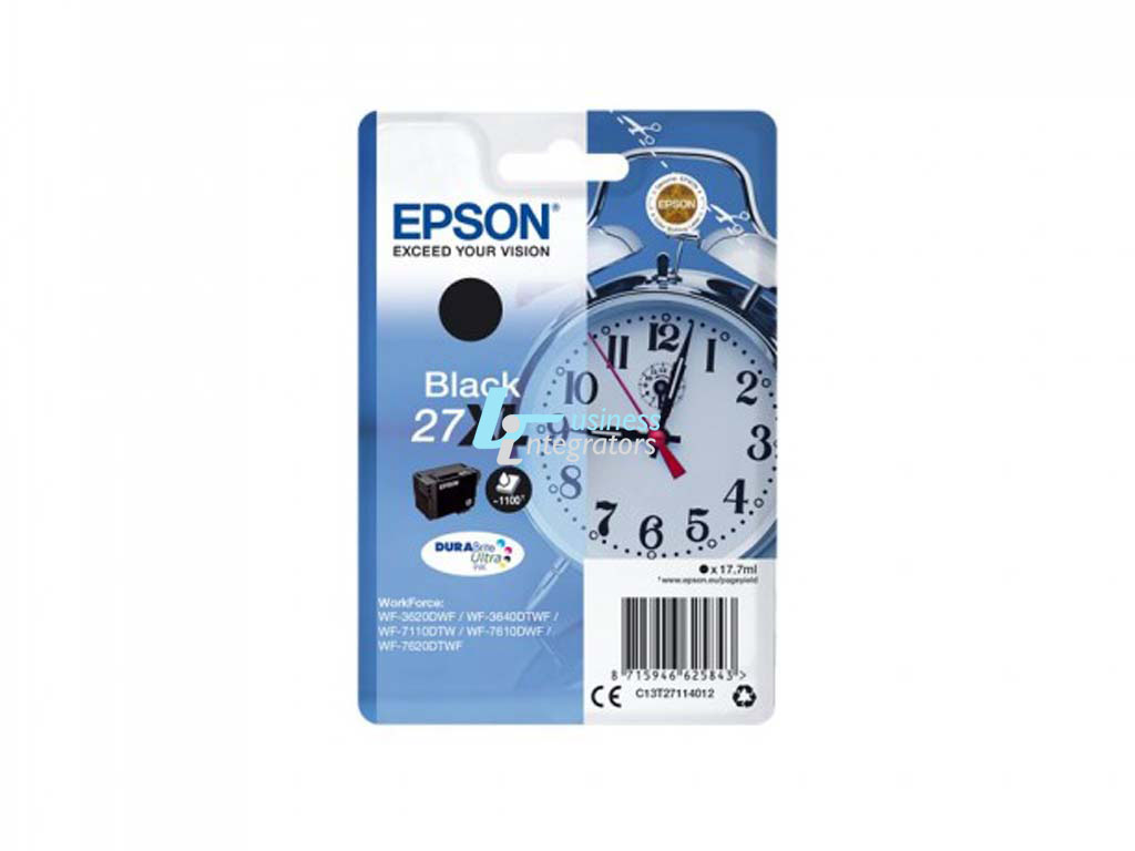 Μελάνι Epson 27XL Black T2711 17,7ml (C13T27114012)