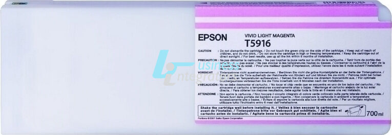 Μελάνι Epson T5916 Vivid Light Magenta 700ml (C13T591600)