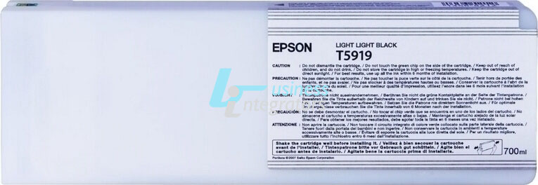 Μελάνι Epson T5919 Light Light Black 700ml (C13T591900)