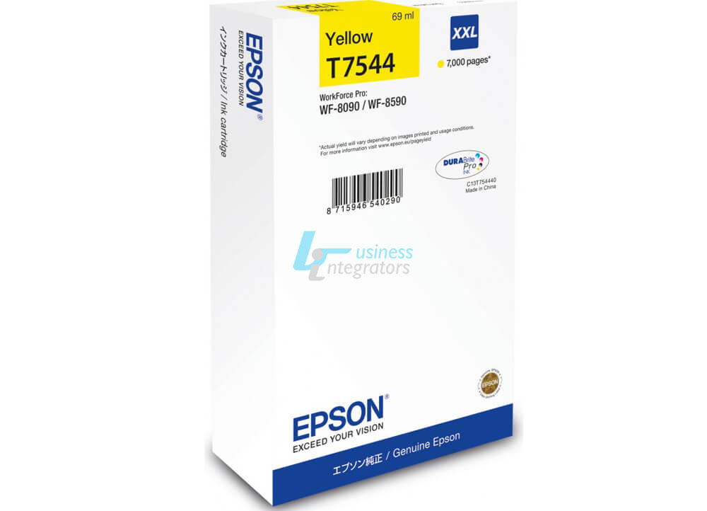 Μελάνι Epson Yellow T7544 XXL 69ml (C13T754440)