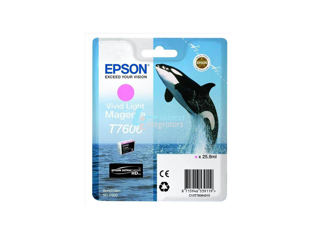 Μελάνι Epson Vivid Light Magenta T7606 26ml (C13T76064010)