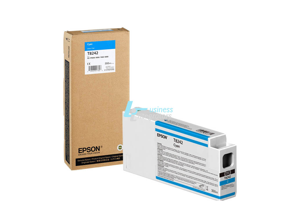Μελάνι Epson Cyan T8242 UltraChrome HDX/HD Pigment 350ml (C13T824200)