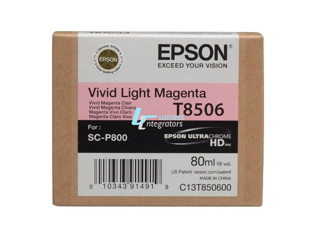 Μελάνι Epson Light Magenta T8506 Pigment 80ml (C13T850600)