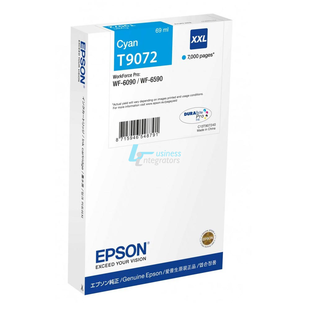 Μελάνι Epson Cyan T9072 XXL 69ml (C13T907240)