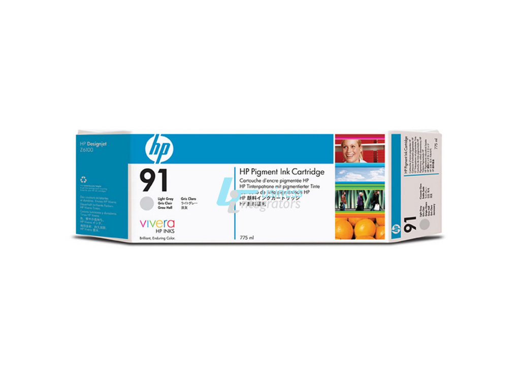 Μελάνι HP LFP 91 Light Gray 775 ml (C9466A)
