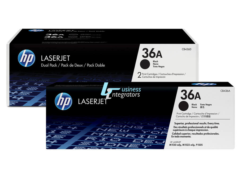 Toner HP 36A Black 2 x 2k pgs (CB436AD)
