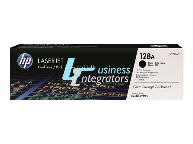Toner HP 128A Black 2 x 2k pgs (CE320AD)