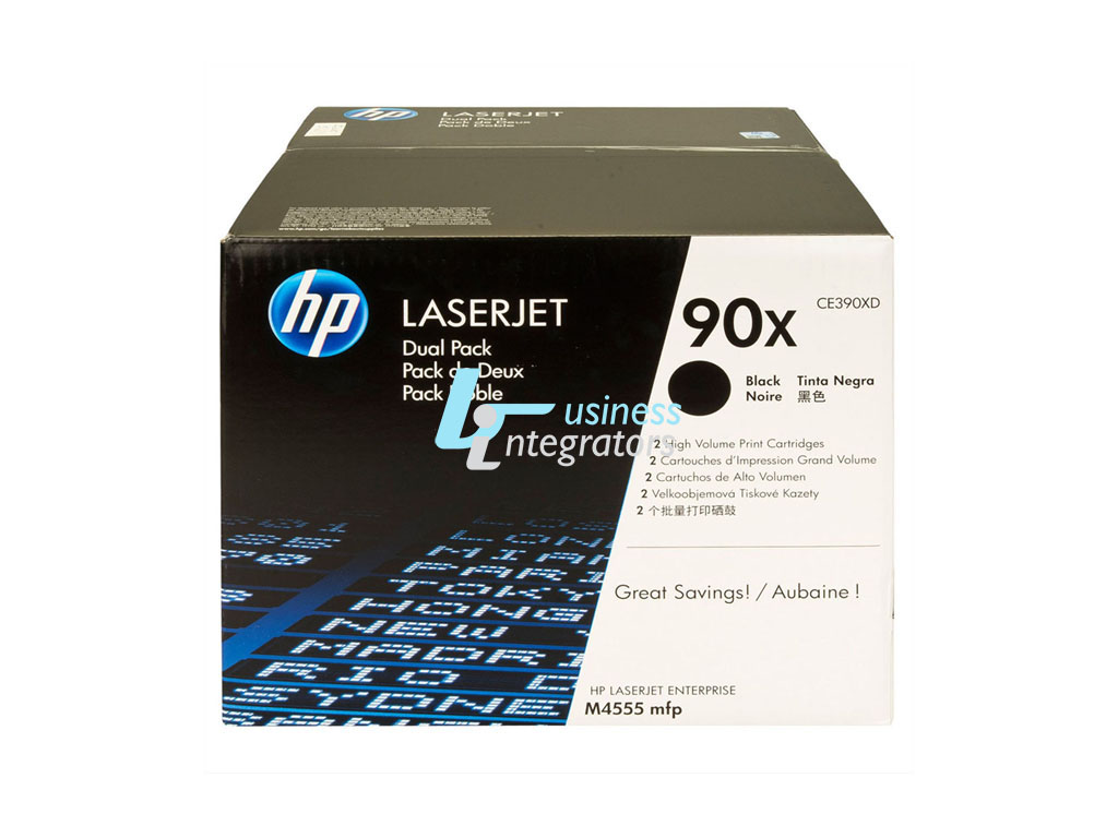 Toner HP 90x Black 2 x 24k pgs (CE390XD)