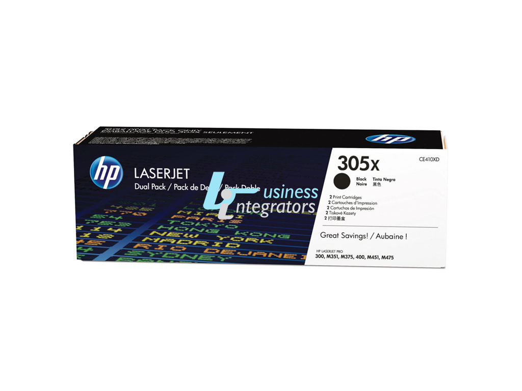 Toner HP 305X Black 8k pgs (CE410XD)