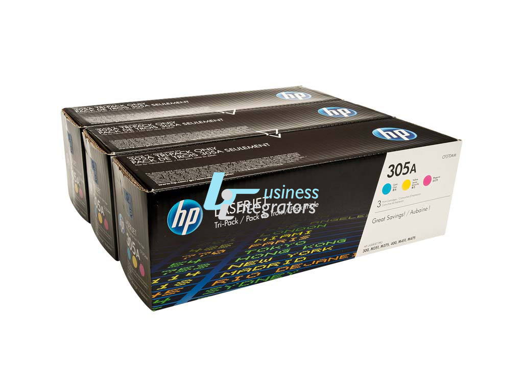 Toner HP 305A Cyan/Magenta/Yellow 2,6k pgs (CF370AM)