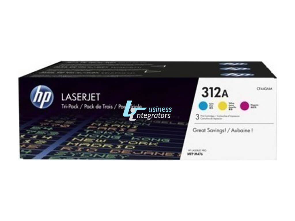 Toner HP 312A Cyan/Magenta/Yellow 3 x 2,7k pgs (CF440AM)