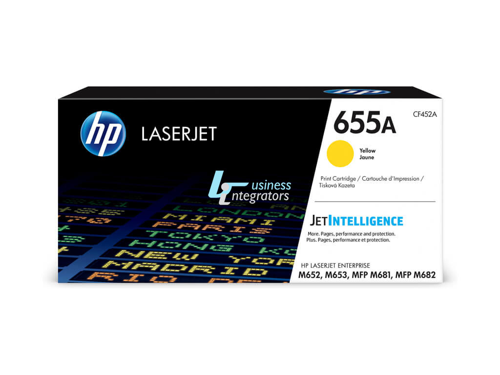 Toner HP 655A Yellow 10,5k pgs (CF452A)