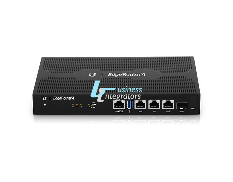 Router Ubiquiti Edge with 3x Gigabit RJ45 Routing Ports, 1x Gigabit SFP port (ER-4)