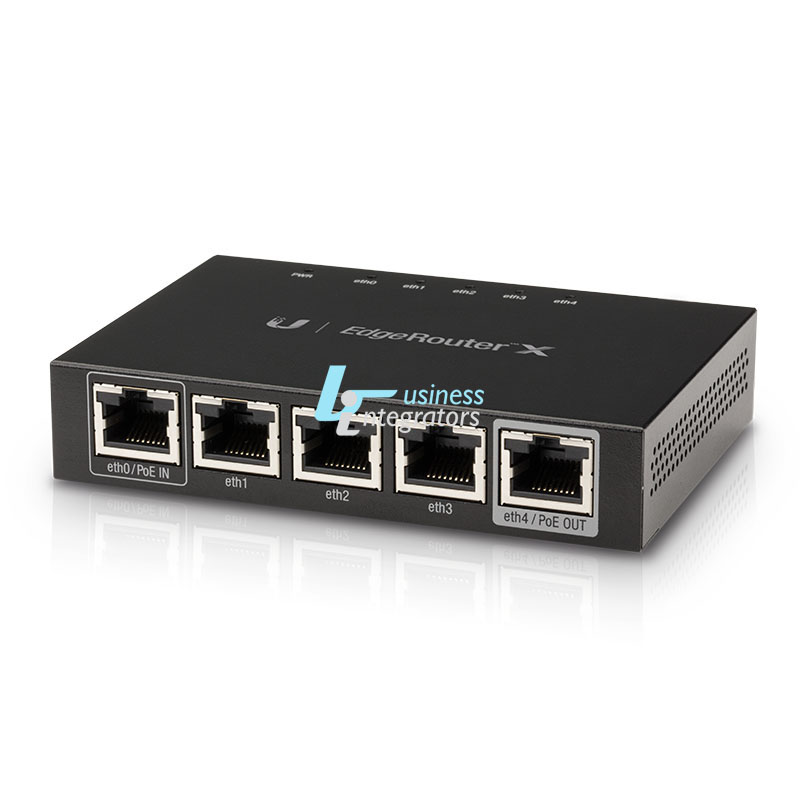 Router Ubiquiti Edge Router X, 1x Gigabit WAN, 4x GLAN, 1x pasive PoE out (ER-X)