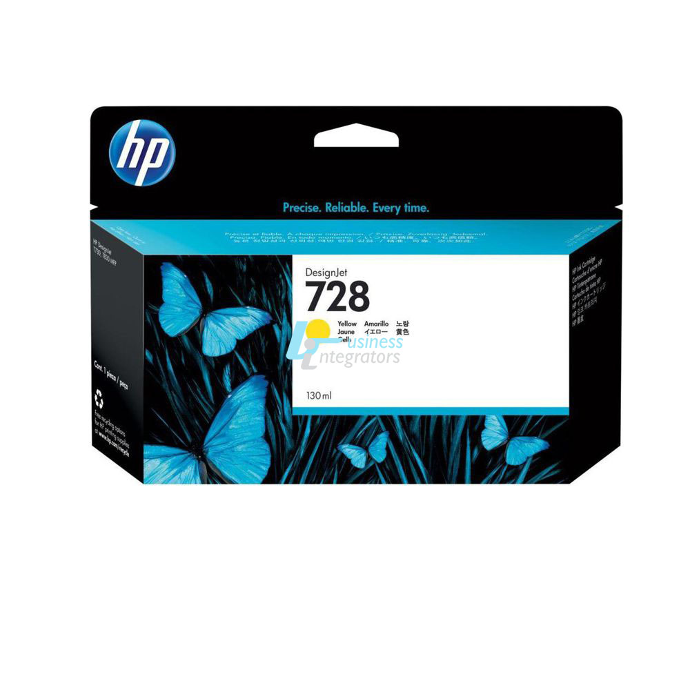 Μελάνι HP LFP 728 Yellow 130 ml (F9J65A)