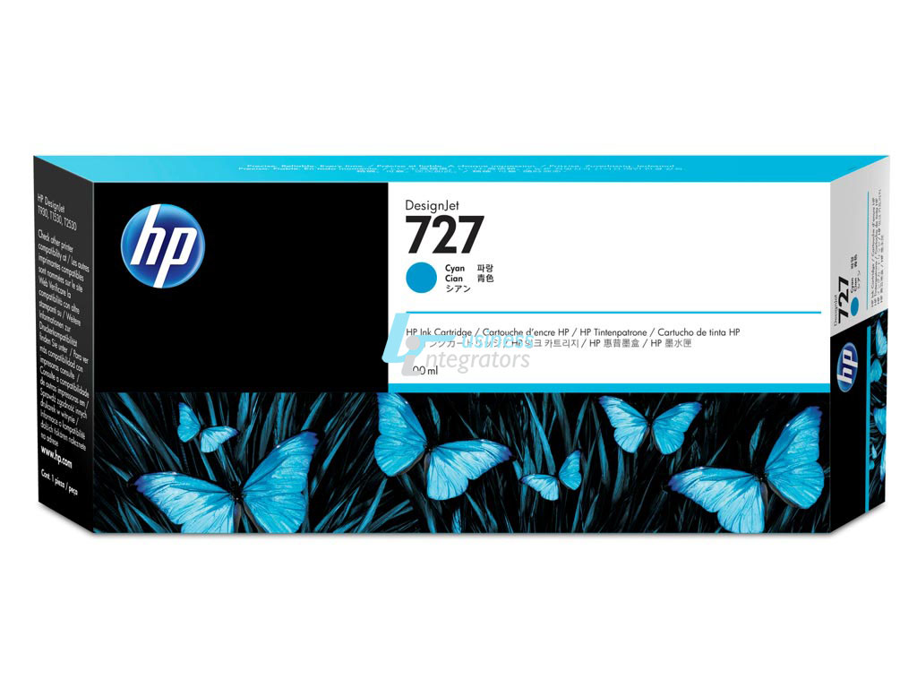 Μελάνι HP LFP 727 Cyan 300 ml (F9J76A)