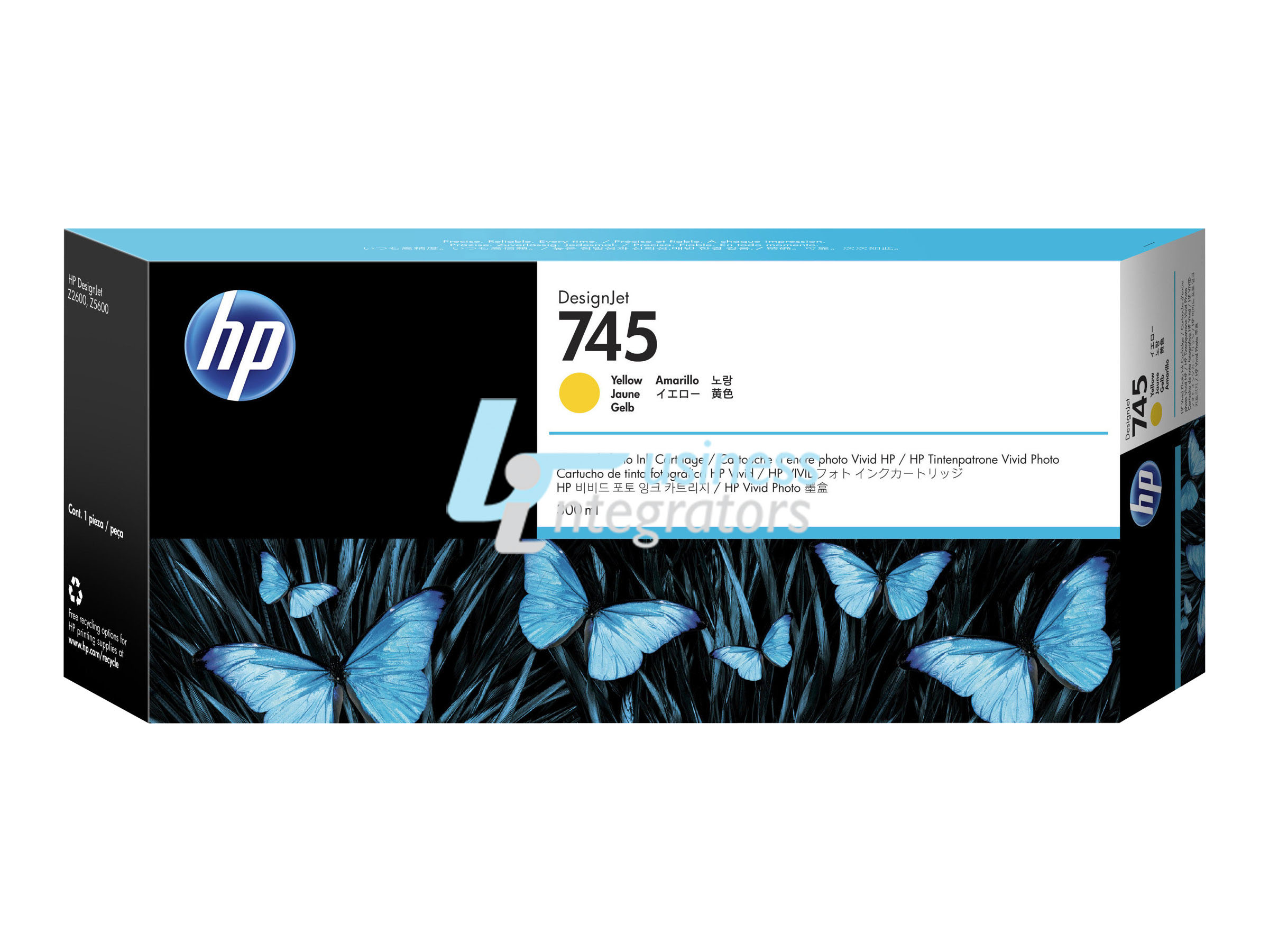 Μελάνι HP LFP 745 Yellow 300 ml (F9K02A)
