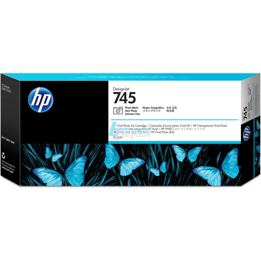 Μελάνι HP LFP 745 Photo Black 300 ml (F9K04A)