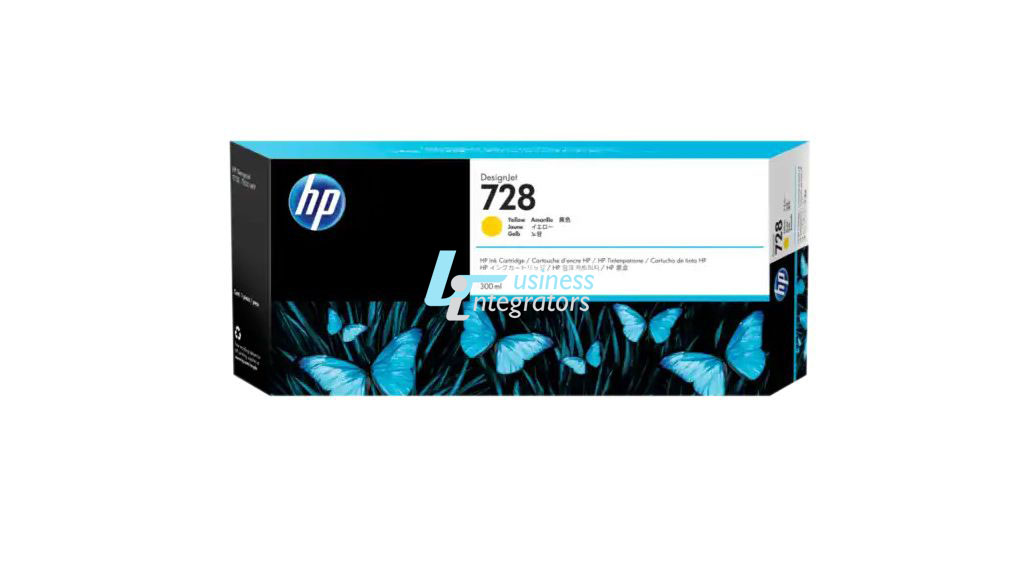 Μελάνι HP LFP 728 Yellow 300 ml (F9K15A)