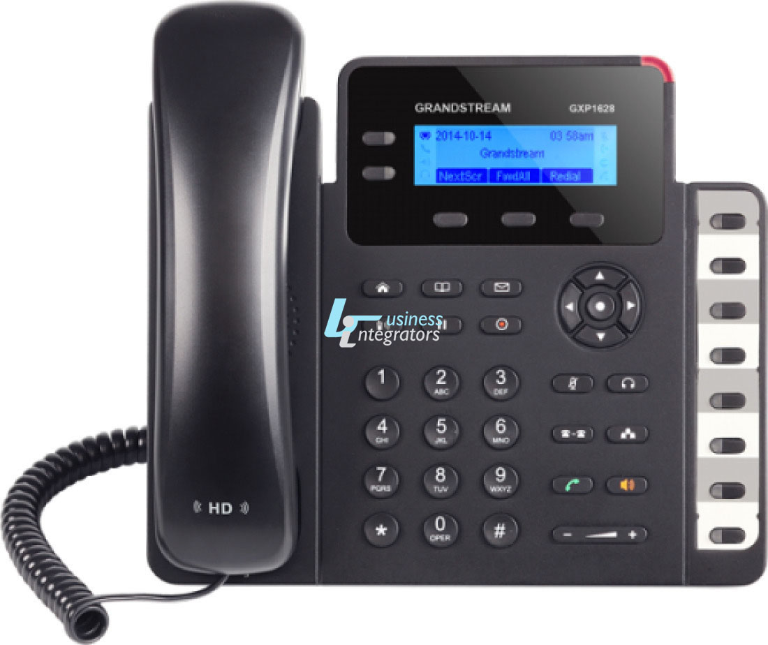Τηλέφωνο IP Grandstream 2 lines with 2 SIP account PoE (GXP-1628)