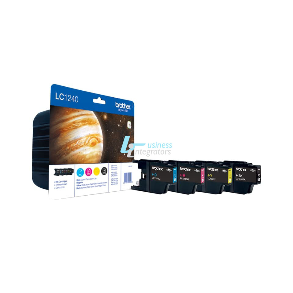 Μελάνι Brother LC-1240VALBP Black/Cyan/Magenta/Yellow 2400 pgs (LC1240VALBP)