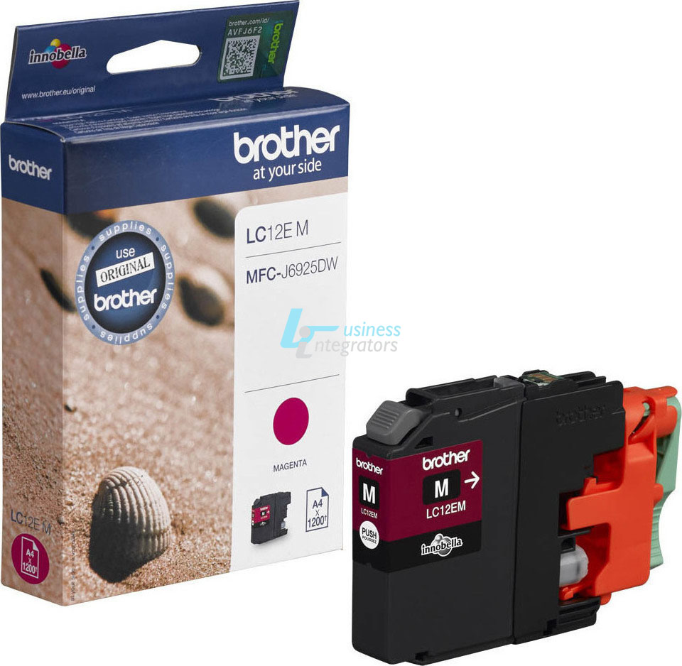 Μελάνι Brother LC-12EM Magenta 1200 pgs (LC12EM)