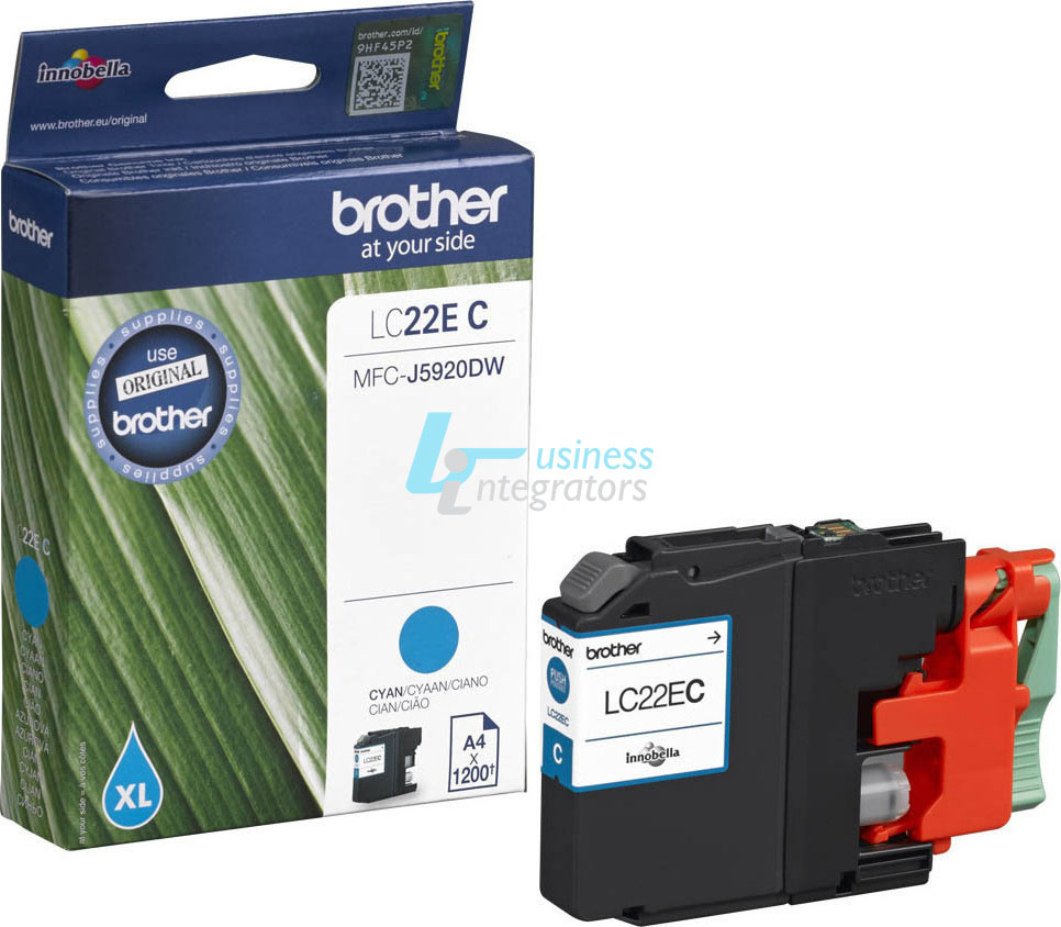 Μελάνι Brother LC-22EC Cyan 1200 pgs (LC22EC)