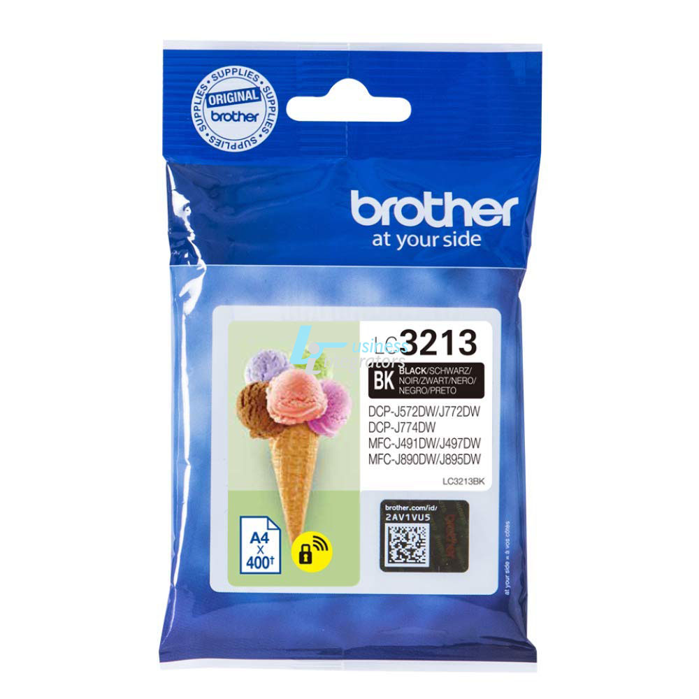 Μελάνι Brother LC-3213BK Black 400 pgs (LC3213BK)