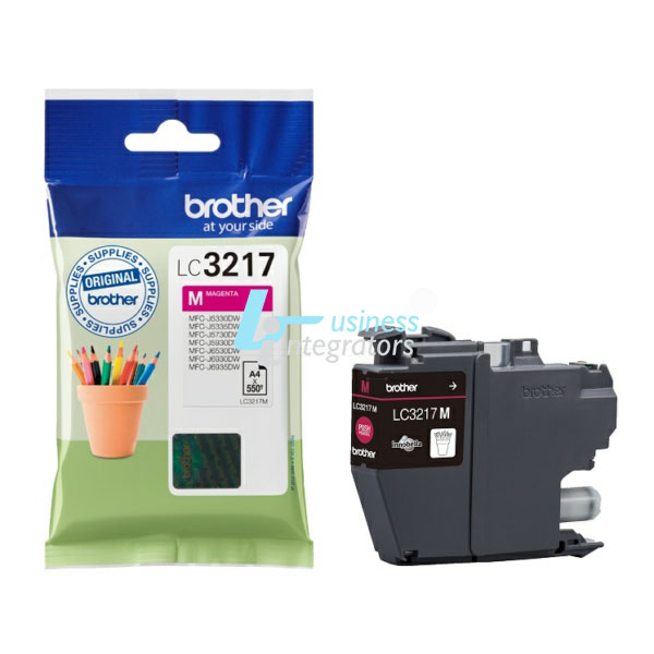 Μελάνι Brother LC-3217M Magenta 550 pgs (LC3217M)