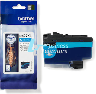 Μελάνι Brother LC-427XLC Cyan 5k pgs (LC427XLC)