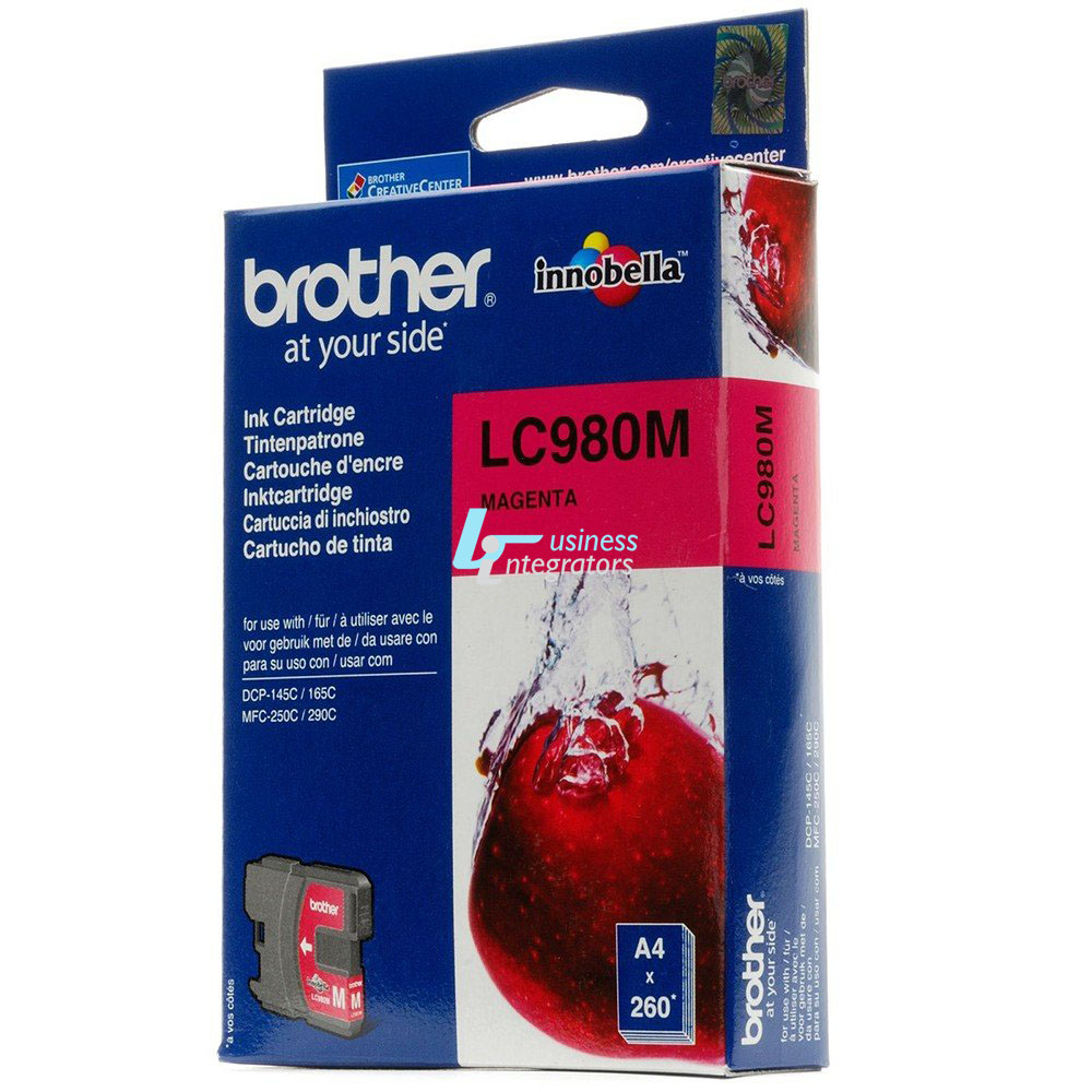 Μελάνι Brother LC-980M Magenta 260 pgs (LC980M)