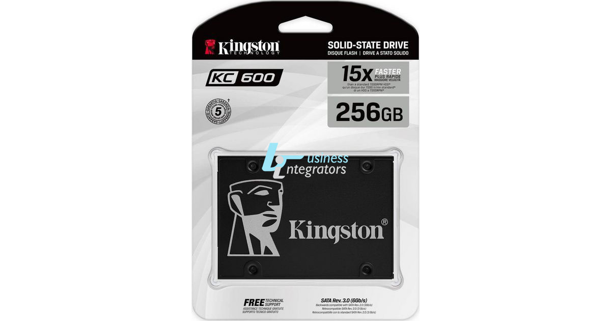 SSD Kingston KC600 256GB 2.5" SATA III (SKC600/256G)